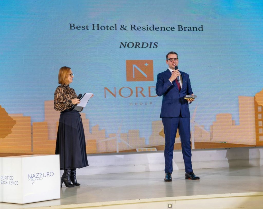 REAL ESTATE AWARDS. NORDIS - BEST HOTEL & RESIDENCE BRAND 2023