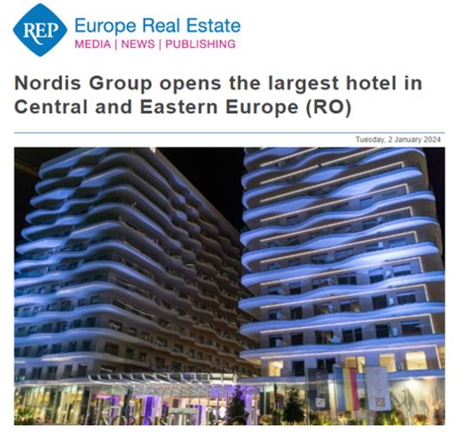 Europe Real Estate News - Big Opening Nordis Mamaia Hotel in Romania